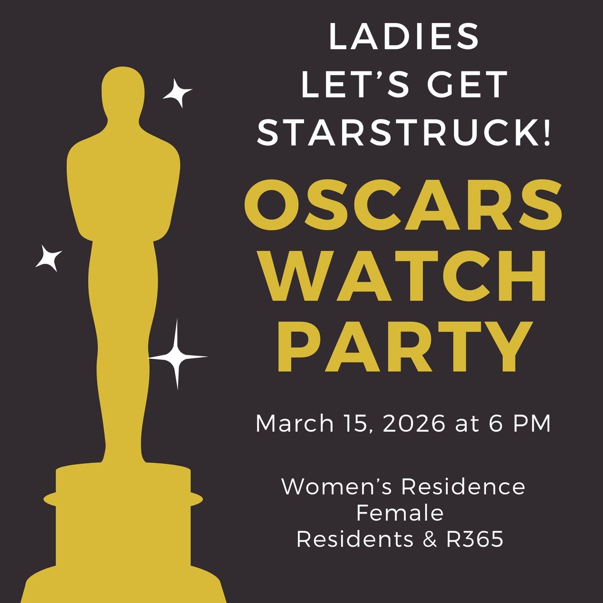 Oscars Watch Party Event
